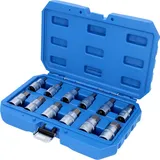 BRILLIANT TOOLS 1/2" Innensechskant Bit-Stecknuss-Satz 12-tlg. 5 - 22 mm