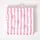 Homescapes Bodenkissen Breite Streifen 40 x 40 cm Rosa