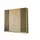 lookway Kleiderschrank Nela 206 x 200 x 51 cm Braun