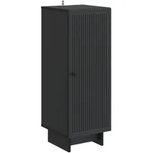vidaXL Sideboard 33 x 34,5 x 90 cm Schwarz