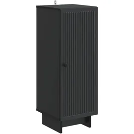 vidaXL Sideboard 33 x 34,5 x 90 cm Schwarz