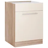 wiho Küchen Spülenschrank »Flexi2«, Breite 60 cm, beige