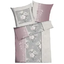 KAEPPEL Single Jersey Bettwäsche Tabea rosa 155x220 cm + 80x80 cm - lila;grau