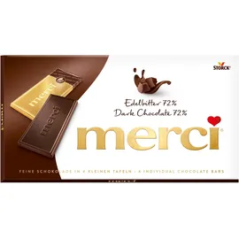 merci® Edelbitter 72 % Schokolade 4 St./100,0 g