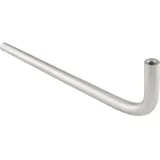 Grimme Garderobenhängebügel Nora L-Form ø 12mm, 230x65mm Edelstahl gebürstet