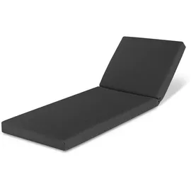 Beautissu Liegenauflage 190 x 60 x 5 cm anthrazit 1 St.
