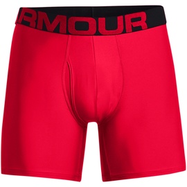 Under Armour UA Tech 6" Boxer red/black M 2er Pack