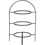 Asa Selection Etagere Edelstahl, 36cm, schwarz