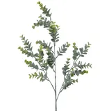 Decoris Eukalyptus Zweig 73cm künstliche Kunstpflanze Deko Hochzeit Grünpflanze Eucalyptus