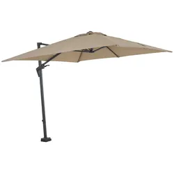 Ampelschirm Vito ca.250x250cm Taupe