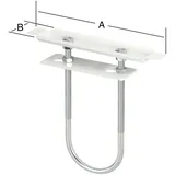 Vormann Vario-Heizkörperkonsolen weiß 19 x 4.5 cm