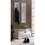 SIT Möbel Airman Dielen-Set 85x40x45 cm silber