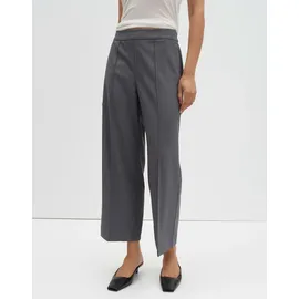 Someday Charlie Cropped Wide Leg Hose Grau 38
