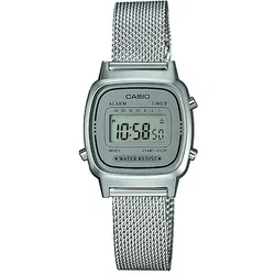 Casio Damenuhr Vintage LA670WEM-7EF - silber