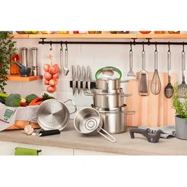 Fackelmann Chefkoch+Fackelmann Messerschärfer Bonn, Metall, 25 cm, Kochen, Küchenmesser, Messerschärfer
