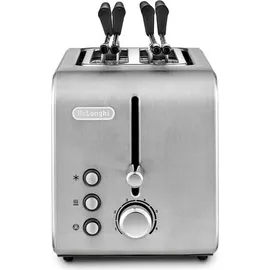 De'Longhi Ctx 2203 Toaster 2 Scheiben Silber