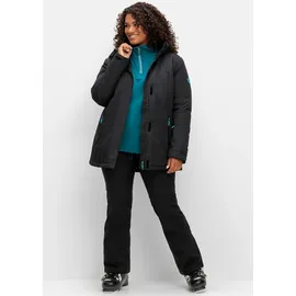sheego Funktionsjacke in schwarz | Gr.: 46