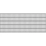 FA-Bausysteme Doppelstabmattenzaun 6/5/6 250 x 100 cm Anthrazit