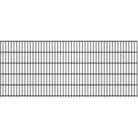 FA-Bausysteme Doppelstabmattenzaun 6/5/6 250 x 100 cm Anthrazit