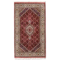 Orientteppich Bidjar Royal 90 x 160 cm Schurwolle Rot