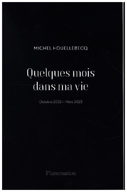 Quelques Mois Dans Ma Vie - Octobre 2022 - Mars 2023 - Michel Houellebecq  Kartoniert (TB)