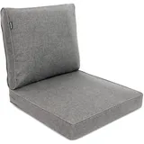bomoe Loungekissen Ilano 70 x 70 cm Hellgrau