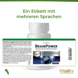 vitality nutritonals Brain Power Kapseln 60 St.