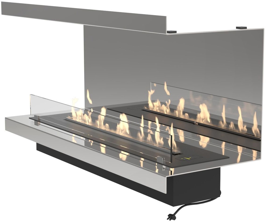 Decoflame MemphisTM Automatischer Ethanol Brennraum: 1250 - Edelstahl, poliert