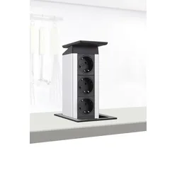 EVOLINE Port Push CUISINE 3 x VDE Steckdosen