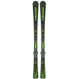 Head Supershape e-Magnum SW + PRD 12 GW - Skialpin - Black/Green - 156