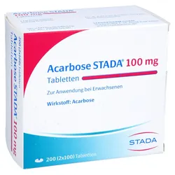 Acarbose Stada 100 mg Tabletten 200 St