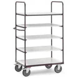fetra ESD-Etagenwagen 9341 - Tragkraft 600kg TPE-ESD-Reifen