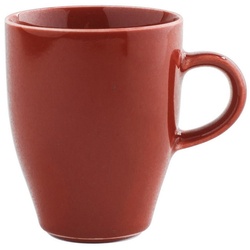 Kahla Becher Homestyle Kaffeebecher 0,32 l, Porzellan, Handglasiert, Made in Germany rot