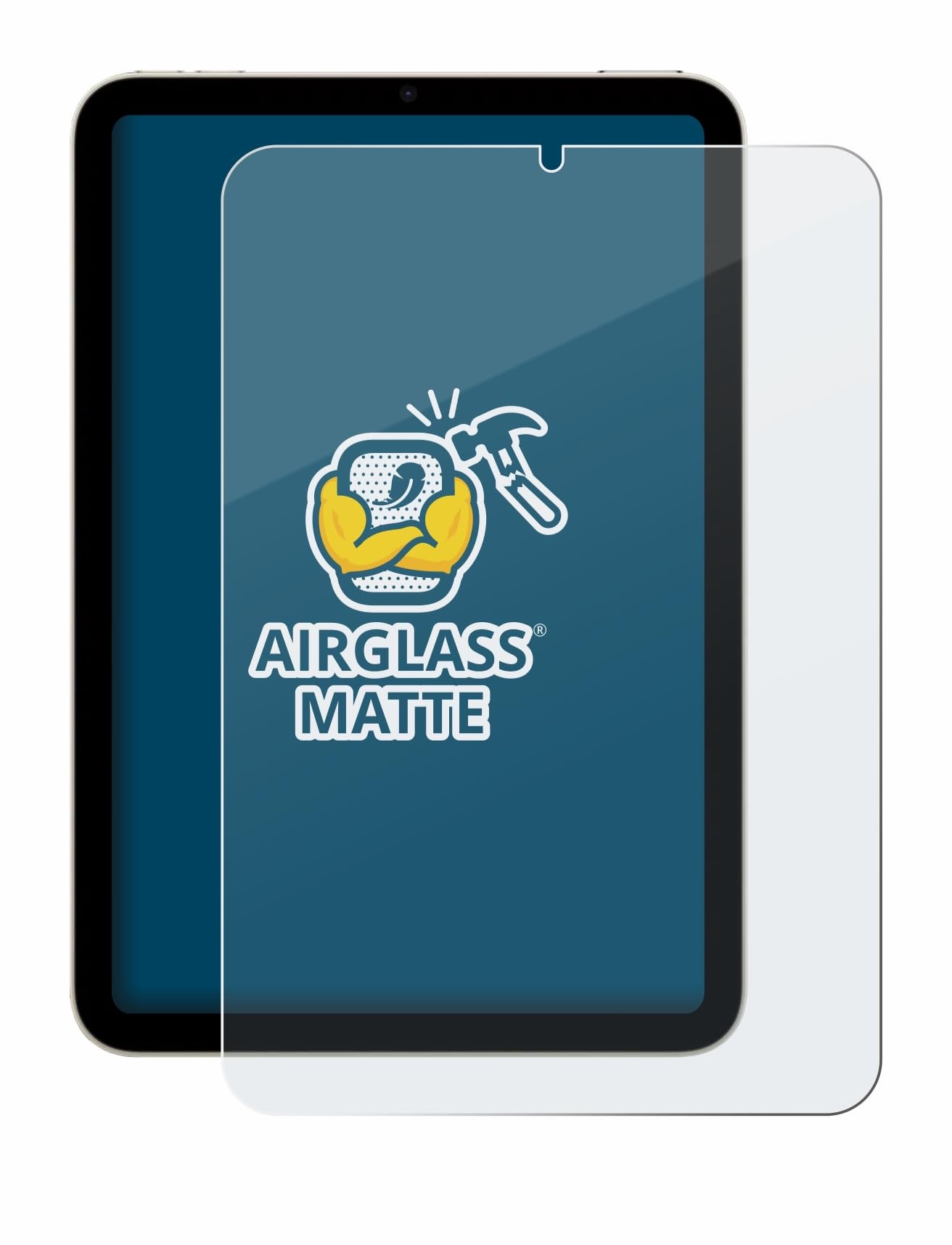 BROTECT Entspiegelungs-Panzerglasfolie für Apple iPad Mini 6 WiFi 2021 Schutzglas Schutz-Folie Matt [Extrem Kratzfest 9H, Anti-Reflex,