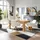 Homestyle4u Polsterstuhl Bouclé beige drehbar 6er Set