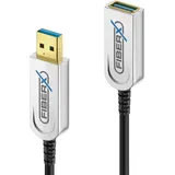 FIBERX Series - USB 3.1 Glasfaser Verlängerungskabel - 25m
