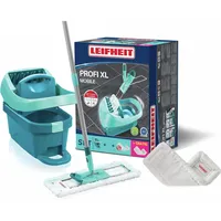 Leifheit Set Wischtuchpresse Profi XL inkl. micro duo Bezug + Staubbezug (55396)