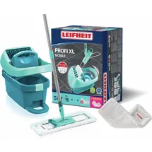 Leifheit Set Wischtuchpresse Profi XL inkl. micro duo Bezug + Staubbezug (55396)