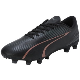 Puma Ultra Play Fg/Ag Soccer Shoes, Puma Black-Copper Rose, 40 EU