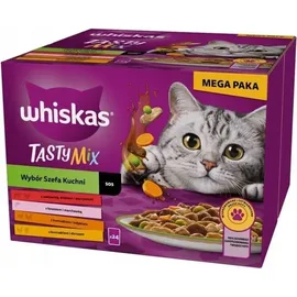 Whiskas Tasty Mix Chef's Choice Katzenfutter nass in Sauce 96 x 85 g