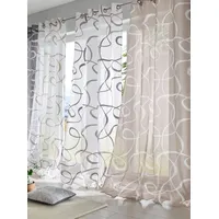 Heine Dekostore in weiß-taupe | Gr.: 175 x 140