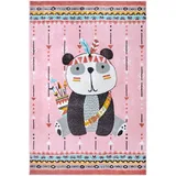 HANSE HOME Adventures Panda«, rechteckig, 7 mm Höhe, Spielteppich, weich, Kinderzimmer, Kurzflor, Spielunterlage, Teppich Junge Mädchen für Spielzimmer, Jugendzimmer, Wohnzimmer - rosa