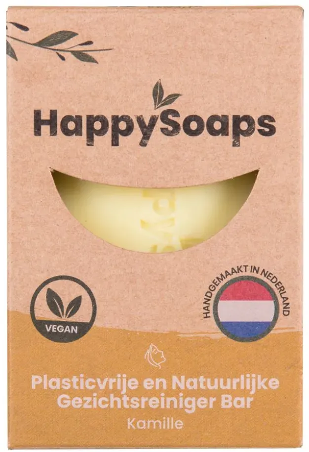 HappySoaps Fester Gesichtsreiniger Kamille 70 g Unisex