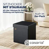 CASARIA Casaria® Faltbarer Sitzhocker Fußhocker Polsterhocker