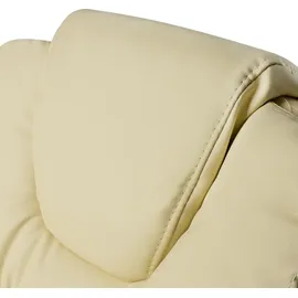 MT MALATEC Bürostuhl mit Fußstütze - beige Malatec 23287 - Beige