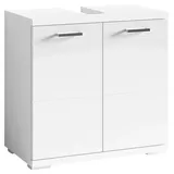 byLIVING Waschbeckenunterschrank Nebraska, weiß,
