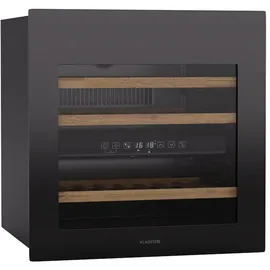 Klarstein Rhone 36 Duo Weinkühlschrank 36 Flaschen, 2 Zonen, 5-22 °c, LED-Steuerung, UV-Schutz, Leiser Betrieb, Weiß, Weinklimaschrank