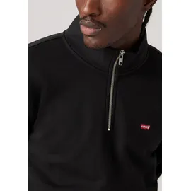 Levi's Original HM 1/4 Zip Sweatshirt Herren Schwarz XL