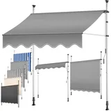 Kesser Klemmmarkise 200 cm grau