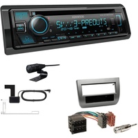 Kenwood CD-Receiver Radio DAB+ Bluetooth für Lancia Ypsilon 2003-2011 anthrazit